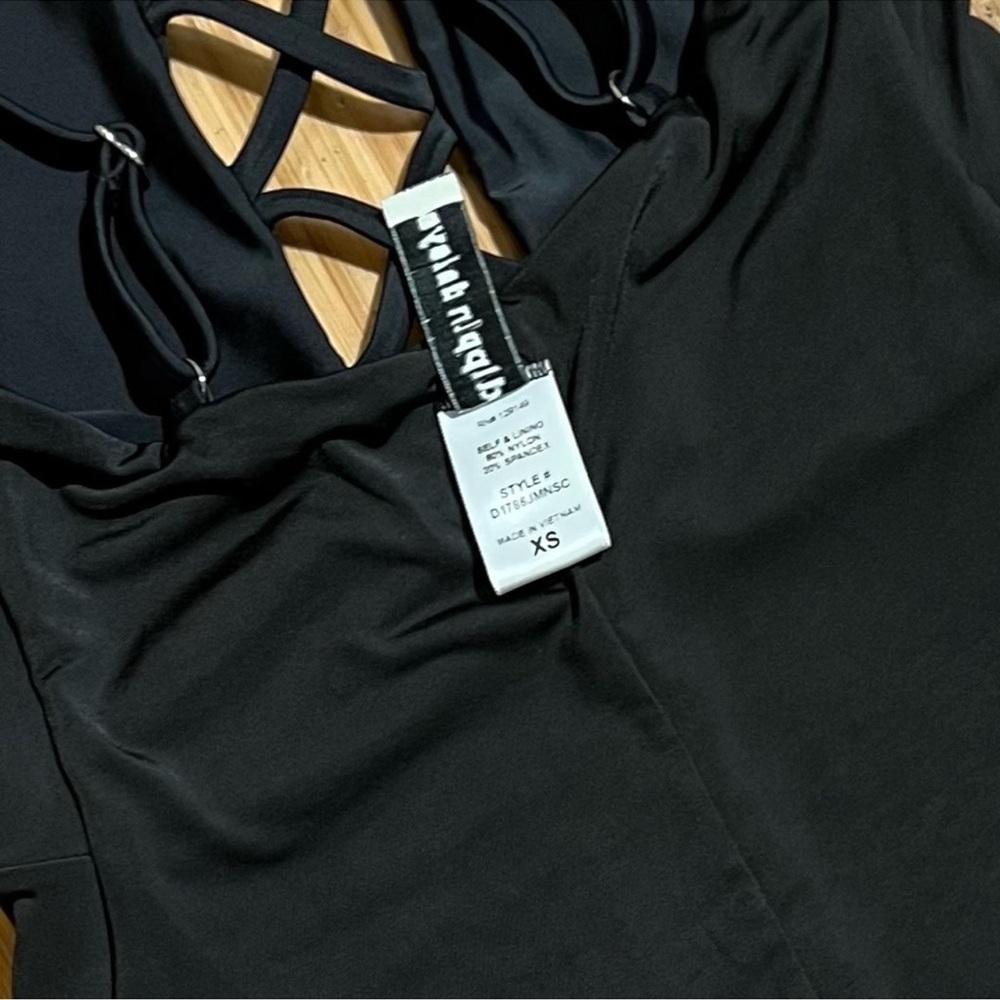 NWT Anthropologie x Dippin Daisy's Bliss One-Piece Swimsuit In Black Size XS - Picture 9 of 16